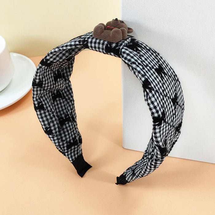 Wholesale Love Bow Bear Fabric Headband (F)JDC-HD-O378 Headband 潮炫 7 Wholesale Jewelry JoyasDeChina Joyas De China