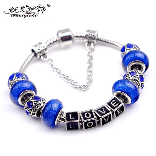 Wholesale love drop fiber resin bracelet (F) JDC-BT-WUAI007 Bracelet 妩艾 18cm Wholesale Jewelry JoyasDeChina Joyas De China