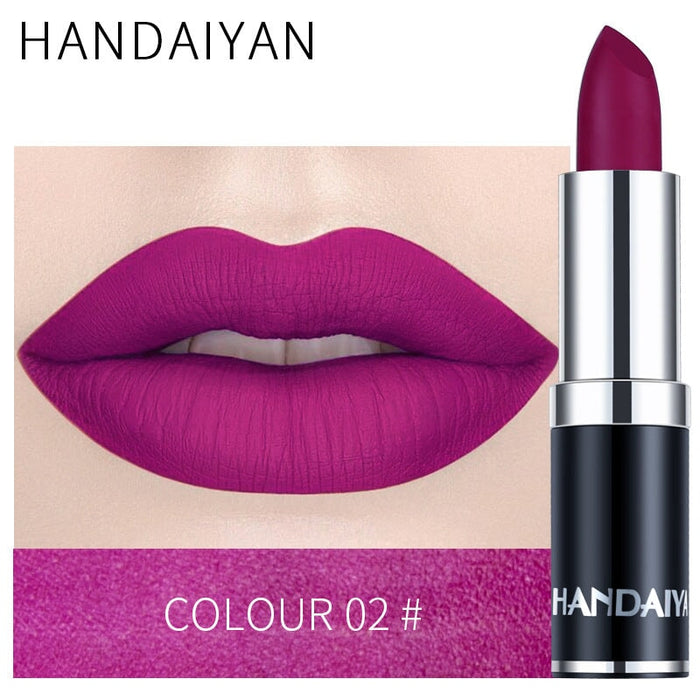 Wholesale matte haze velvet moisturizing matte lipstick JDC-MK-HDY004 lipstick 韩黛妍 2# Wholesale Jewelry JoyasDeChina Joyas De China