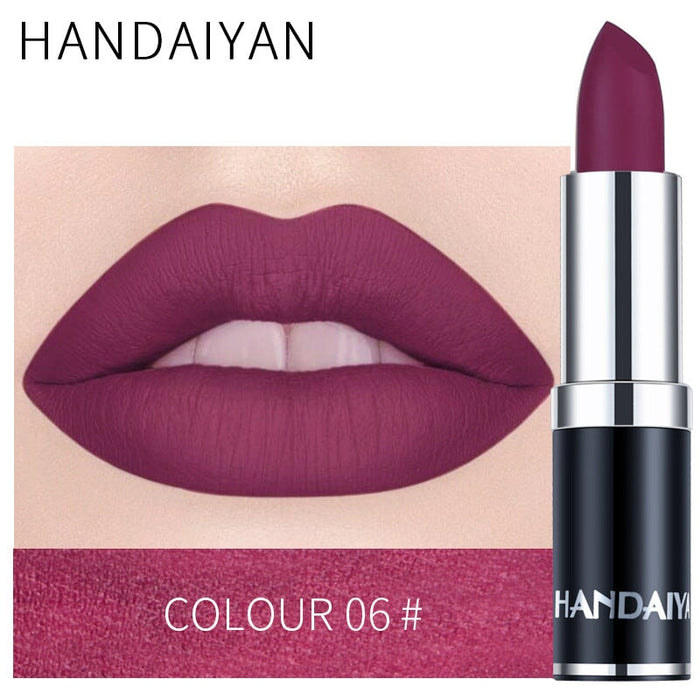 Wholesale matte haze velvet moisturizing matte lipstick JDC-MK-HDY004 lipstick 韩黛妍 6# Wholesale Jewelry JoyasDeChina Joyas De China