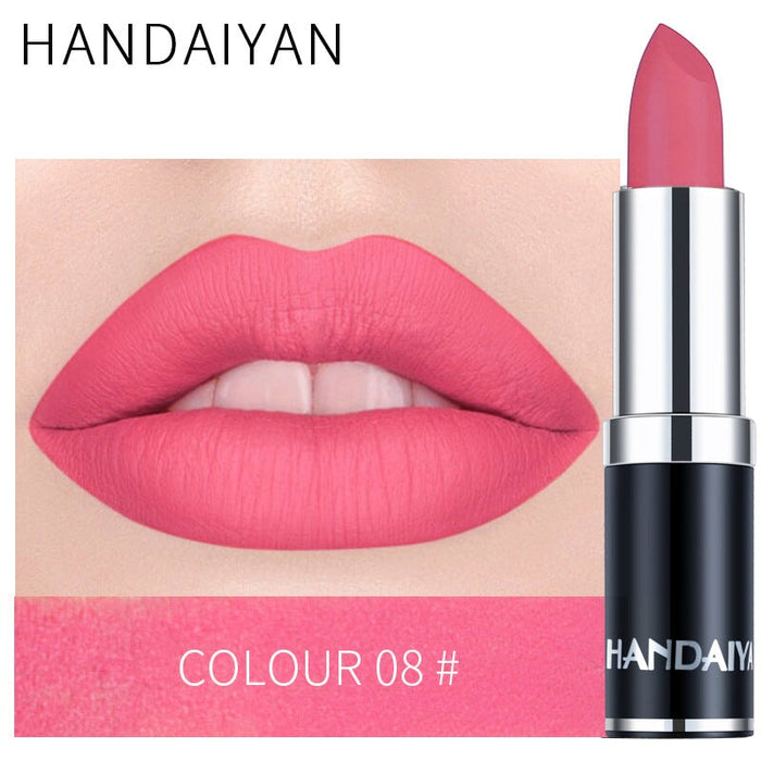 Wholesale matte haze velvet moisturizing matte lipstick JDC-MK-HDY004 lipstick 韩黛妍 8# Wholesale Jewelry JoyasDeChina Joyas De China
