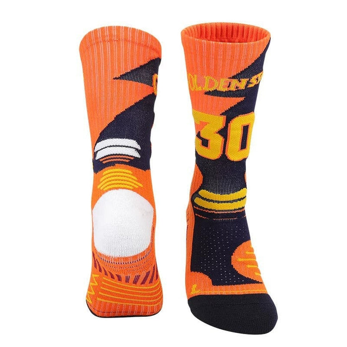 Wholesale Men's Basketball Socks Cotton Mid-Length Socks Sports Socks JDC-SK-LingTu012 Sock 领途 JCB5530orange 38-44 Wholesale Jewelry JoyasDeChina Joyas De China
