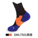 Wholesale Men's Basketball Socks Spandex Sports Socks Mid Tube Badminton Socks JDC-SK-LingTu009 Sock 领途 Adult Black Orange Wholesale Jewelry JoyasDeChina Joyas De China