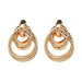 Wholesale metal beaded earrings JDC-ES-LIUM024 Earrings 榴芒 golden Wholesale Jewelry JoyasDeChina Joyas De China