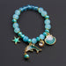Wholesale Opal Rhinestone Alloy Multilayer Bracelet JDC-BT-Pfei001 Bracelet 璞菲 blue Wholesale Jewelry JoyasDeChina Joyas De China