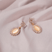 Wholesale Opal Sunflower Earrings Micro Set Zircon Oval Necklace JDC-ES-D771 Earrings 晴雯 Wholesale Jewelry JoyasDeChina Joyas De China