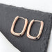Wholesale Oval Plated Copper Earrings JDC-ES-YZM005 Earrings 伊之美 Wholesale Jewelry JoyasDeChina Joyas De China