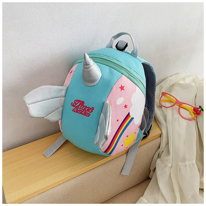 Wholesale Oxford protection package for lost children (F) JDC-BP-CMT015 Backpack 春满田 blue Wholesale Jewelry JoyasDeChina Joyas De China