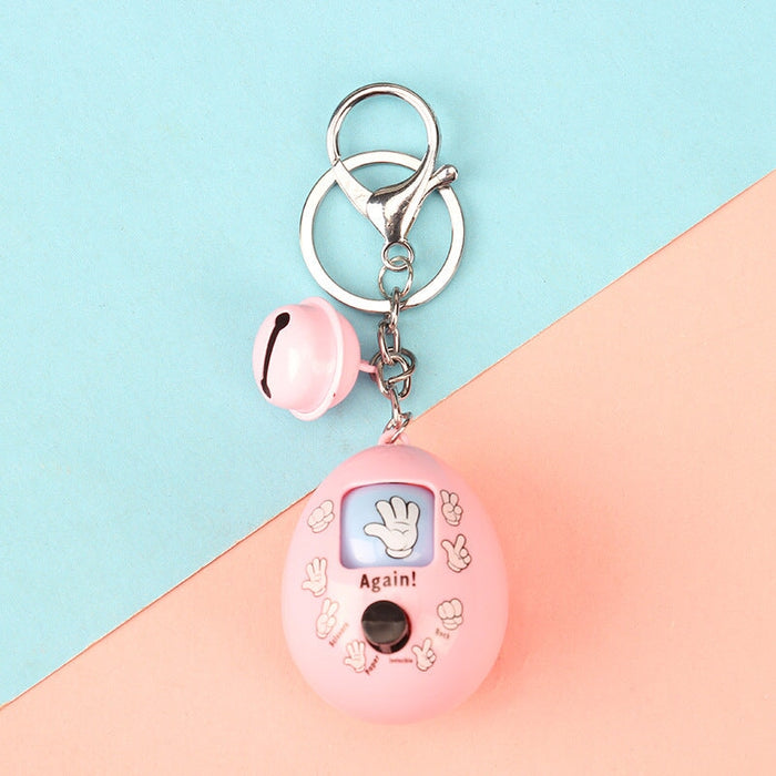 Wholesale pink metal guessing keychain JDC-KC-Pengl009 Keychains 鹏磊 Wholesale Jewelry JoyasDeChina Joyas De China