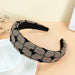 Wholesale Plaid Heart Plush Fabric Headband (F)JDC-HD-O376 Headband 潮炫 5 Wholesale Jewelry JoyasDeChina Joyas De China