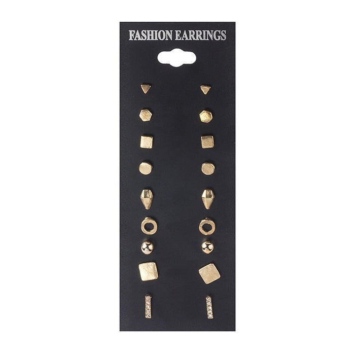 Wholesale Plating Alloy Earrings Set JDC-ES-Yizhong007 Earrings 怡众 01 gold Wholesale Jewelry JoyasDeChina Joyas De China