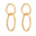 Wholesale Plating Alloy Oval Metal Earrings JDC-ES-D768 Earrings 晴雯 01KCgold 1928 Wholesale Jewelry JoyasDeChina Joyas De China