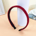 Wholesale red leather fabric headband JDC-HD-O382 Headband 潮炫 Wholesale Jewelry JoyasDeChina Joyas De China