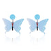 Wholesale Resin Butterfly Ear Hooks JDC-ES-GM007 Earrings 冈麦 ER21Y0712 Wholesale Jewelry JoyasDeChina Joyas De China