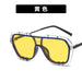 Wholesale Resin Metal Sunglasses JDC-SG-PLS015 Sunglasses 普琳丝 yellow / Wholesale Jewelry JoyasDeChina Joyas De China