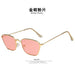 Wholesale Resin Sunglasses JDC-SG-PLS012 Sunglasses 普琳丝 Gold frame pink / Wholesale Jewelry JoyasDeChina Joyas De China