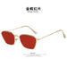 Wholesale Resin Sunglasses JDC-SG-PLS012 Sunglasses 普琳丝 Gold frame red / Wholesale Jewelry JoyasDeChina Joyas De China