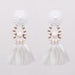 Wholesale resin tassel earrings JDC-ES-LIUM023 Earrings 榴芒 Wholesale Jewelry JoyasDeChina Joyas De China