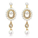 Wholesale rhinestone pearl alloy earrings JDC-ES-GSDB017 Earrings 丹比华比 Wholesale Jewelry JoyasDeChina Joyas De China