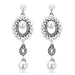 Wholesale rhinestone pearl alloy earrings JDC-ES-GSDB017 Earrings 丹比华比 Wholesale Jewelry JoyasDeChina Joyas De China