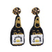 Wholesale Rice Beads Wine Bottle Shape Earrings JDC-ES-LIUM002 Earrings 榴芒 55685-BK Wholesale Jewelry JoyasDeChina Joyas De China