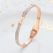 Wholesale rose gold stainless steel bracelet JDC-BT-Kucai003 Bracelet 酷彩 108H Wholesale Jewelry JoyasDeChina Joyas De China
