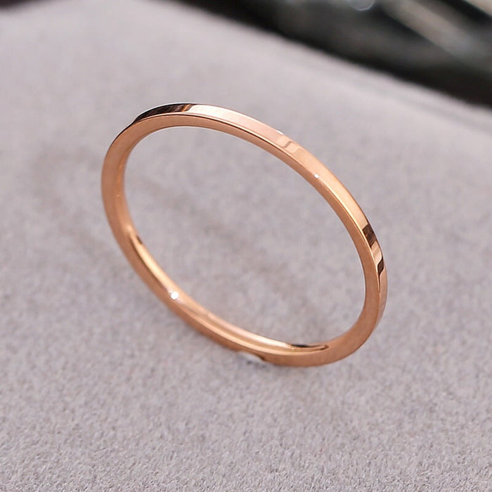 Wholesale rose gold stainless steel open ring rose JDC-RS-Aiqs001 Rings CADDCENG/卡帝臣实力 1 6 Wholesale Jewelry JoyasDeChina Joyas De China