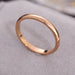 Wholesale rose gold stainless steel open ring rose JDC-RS-Aiqs001 Rings CADDCENG/卡帝臣实力 2mm 6 Wholesale Jewelry JoyasDeChina Joyas De China