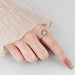 Wholesale Rotating Fancy Colored Rhinestone Electroplated Copper Ring JDC-RS-YZM083 Rings 伊之美 Wholesale Jewelry JoyasDeChina Joyas De China