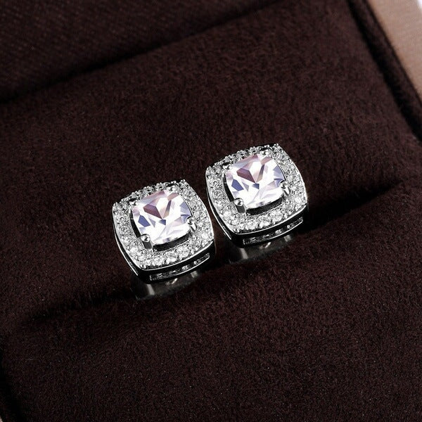 Wholesale Round Alloy Zircon Earrings JDC-ES-Beid001 Rings 贝迪 Wholesale Jewelry JoyasDeChina Joyas De China