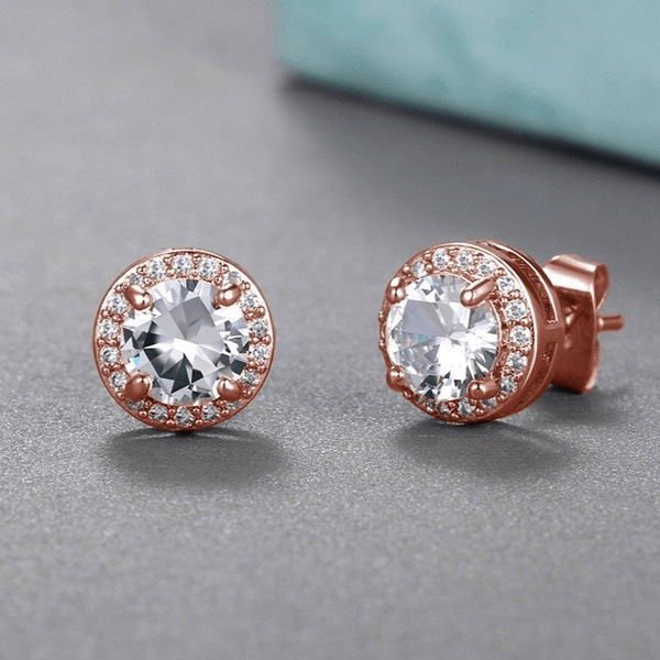 Wholesale Round Alloy Zircon Earrings JDC-ES-Beid001 Rings 贝迪 Wholesale Jewelry JoyasDeChina Joyas De China