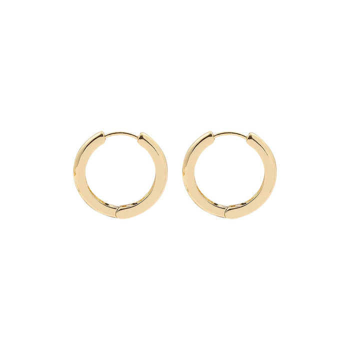 Wholesale Round Metal Gold Earrings JDC-ES-Ruol004 Earrings 若龙 2488 Circular A1-4-3-3 Wholesale Jewelry JoyasDeChina Joyas De China