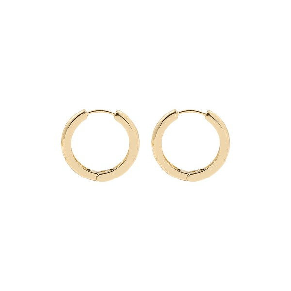 Wholesale Round Metal Gold Earrings JDC-ES-Ruol004 Earrings 若龙 Wholesale Jewelry JoyasDeChina Joyas De China