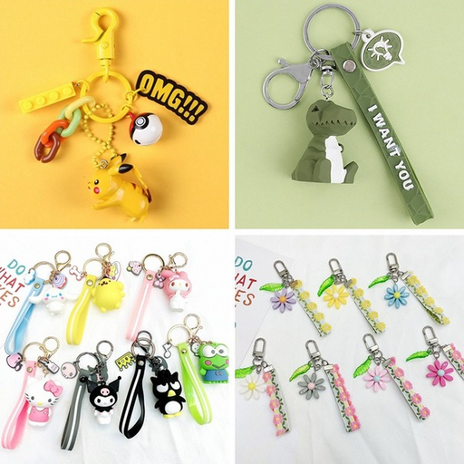 Wholesale Rubber Yellow Keychain （F）JDC-KC-Gongz001 Keychains 宫泽 Wholesale Jewelry JoyasDeChina Joyas De China
