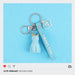 Wholesale Rubber Yellow Keychain （F）JDC-KC-Gongz003 Keychains 宫泽 Cut - soft blue cat Independent opp dress Wholesale Jewelry JoyasDeChina Joyas De China