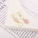 Wholesale S925 Silver Needle Alloy Asymmetric Earrings JDC-ES-Yizhong002 Earrings 怡众 01 Wholesale Jewelry JoyasDeChina Joyas De China