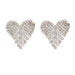 Wholesale S925 Silver Needle Metal Heart Rhinestone 18k Gold Earrings JDC-ES-Fangong002 Earrings 巩凡 Wholesale Jewelry JoyasDeChina Joyas De China