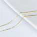 Wholesale s925 silver O-chain box chain clavicle necklace jewelry jewelry Necklaces JoyasDeChina S925 silver O chain universal chain (gold color) YS1071079-j Wholesale Jewelry JoyasDeChina Joyas De China