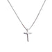 Wholesale S925 sterling silver simple cross necklace women's clavicle chain all-match pendant necklace Necklaces JoyasDeChina Wholesale Jewelry JoyasDeChina Joyas De China