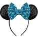 Wholesale Sequin Bow Kids Headband (F)JDC-HD-Danzuo006 Headband 丹左 blue Wholesale Jewelry JoyasDeChina Joyas De China