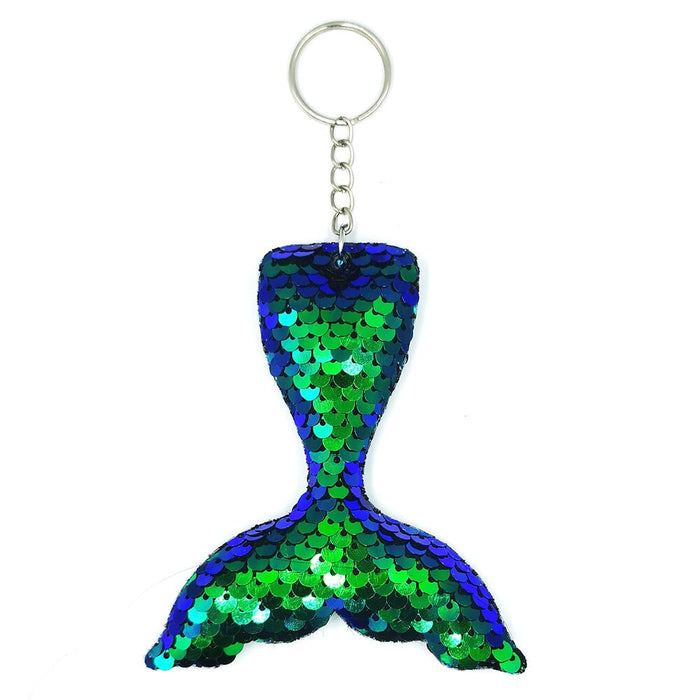 Wholesale Sequin Mermaid Tail Keychain JDC-KC-QiShi002 Keychains 奇释 green4 / Wholesale Jewelry JoyasDeChina Joyas De China