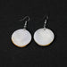 Wholesale shell round earrings JDC-ES-GSDB025 Earrings 丹比华比 Wholesale Jewelry JoyasDeChina Joyas De China