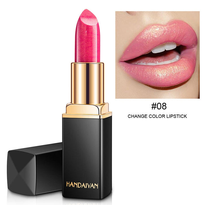 Wholesale shiny pearlescent discoloration warm lipstick JDC-MK-HDY005 lipstick 韩黛妍 Wholesale Jewelry JoyasDeChina Joyas De China