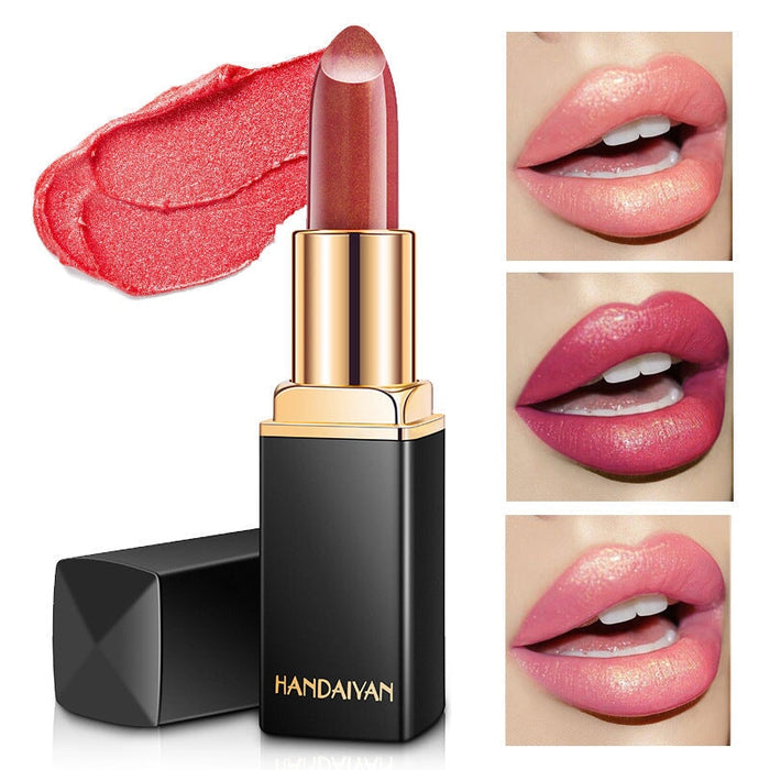 Wholesale shiny pearlescent discoloration warm lipstick JDC-MK-HDY005 lipstick 韩黛妍 Wholesale Jewelry JoyasDeChina Joyas De China