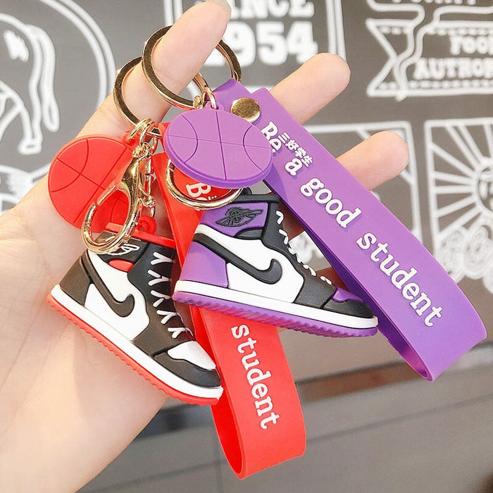 Wholesale Silicone Basketball Shoes Keychain JDC-KC-MeiZ002 Keychains 美庄 Wholesale Jewelry JoyasDeChina Joyas De China