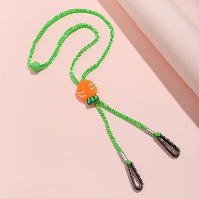 Wholesale Silicone Cartoon Adjustable Strap Resistant Children's Mask Chain JDC-MC-ZhanY010 Maskchain 展言 10 Wholesale Jewelry JoyasDeChina Joyas De China