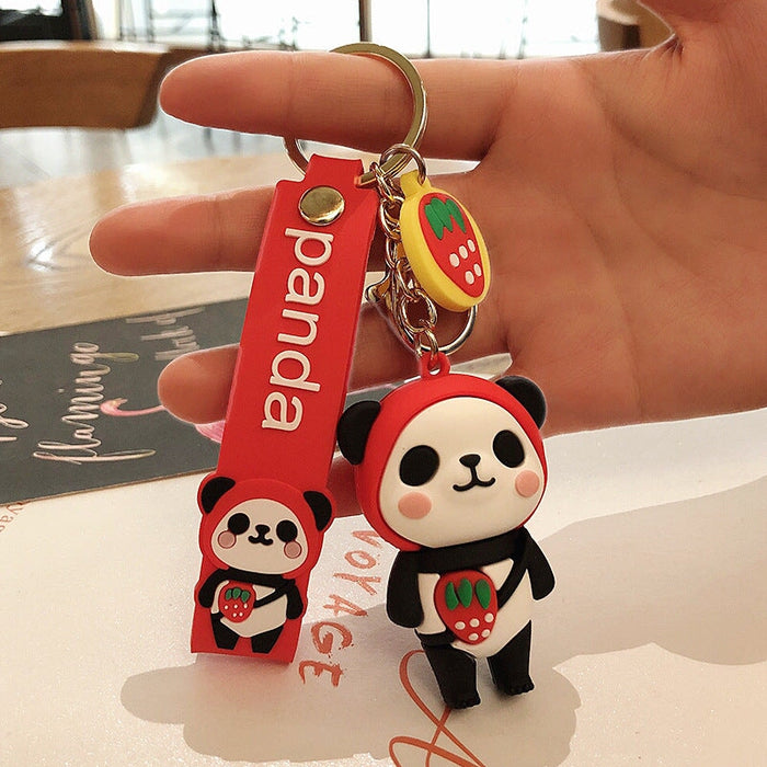 Wholesale Silicone Cartoon Doll PVC Alloy Keychain (F) JDC-KC-FeiRun001 Keychains 飞润 red Wholesale Jewelry JoyasDeChina Joyas De China