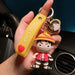 Wholesale Silicone Cartoon Doll PVC Alloy Keychain (F) JDC-KC-FeiRun004 Keychains 飞润 yellow Wholesale Jewelry JoyasDeChina Joyas De China