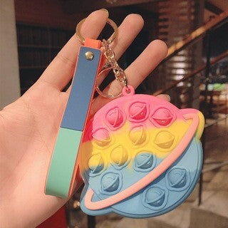 Wholesale Silicone Decompression Coin Purse Keychain JDC-KC-FeiRun020 Keychains 飞润 Wholesale Jewelry JoyasDeChina Joyas De China