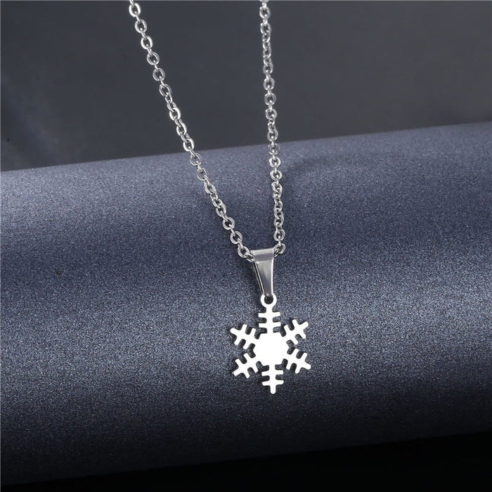 Wholesale silver stainless steel necklace JDC-NE-MINGM001 Necklace 敏萌 XL235 Wholesale Jewelry JoyasDeChina Joyas De China